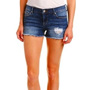 Hudson Fringe Jean Shorts